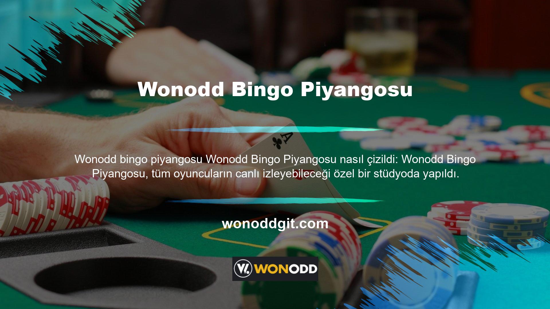 Wonodd Bingo, genellikle günlük yaşamda tercih edilen basit kurallara sahip canlı bir bingo versiyonudur